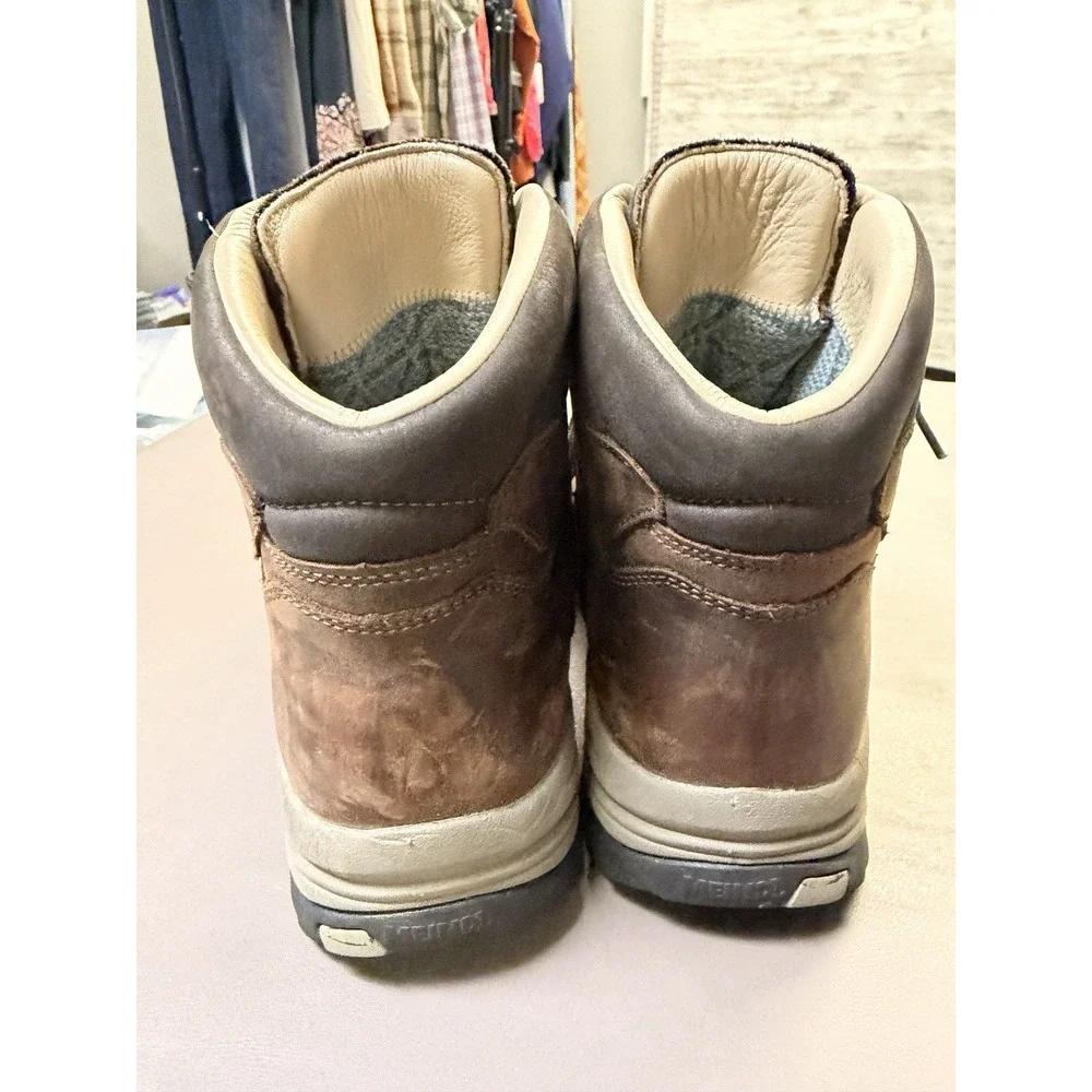 Meindl Comfort Fit Light Hiker 9.5 D Hiking Boots Brown Leather